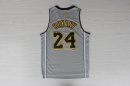 Camisetas NBA de Kobe Bryant Los Angeles Lakers Gris Amarillo