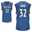Camisetas NBA de Karl Anthony Towns Minnesota Timberwolves Azul