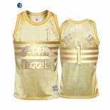 Camisetas NBA Denver Nuggets Michael Porter Jr. Oro Hardwood Classics