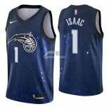 Camisetas NBA de Jonathan Isaac Orlando Magic Nike Marino Ciudad 2018
