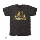 Camisetas NBA Minnesota Timberwolves Negro Oro