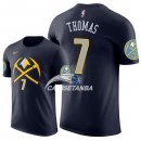 Camisetas NBA de Manga Corta Isaiah Thomas Denvor Nuggets Marino 17/18