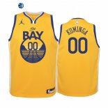 Camisetas NBA Ninos Golden State Warriors Jonathan Kuminga Oro Statement 2021