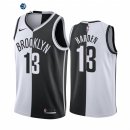 Camiseta NBA de Brooklyn Nets James Harden Blanco Negro Split Edition