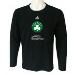 Camisetas NBA Manga Larga Boston Celtics Negro