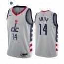 Camiseta NBA de Ish Smith Washington Wizards Gris Ciudad 2020-21