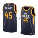 Camisetas NBA de Donovan Mitchell Utah Jazz Marino Icon 17/18