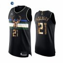 Camisetas NBA de Milwaukee Bucks Jrue Holiday Piel De Pitón Negro 2021-22