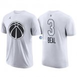 Camisetas NBA de Manga Corta Bradley Beal All Star 2018 Blanco