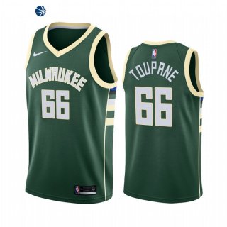 Camiseta NBA de Milwaukee Bucks Axel Toupane Verde Icon 2021