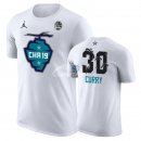 Camisetas NBA de Manga Corta Stephen Curry All Star 2019 Blanco