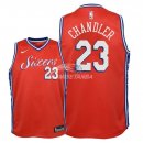 Camisetas de NBA Ninos Philadelphia Sixers Wilson Chandler Rojo Statement 18/19