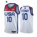 Camisetas NBA de Breanna Stewart Juegos Olímpicos Tokio USMNT 2020 Blanco