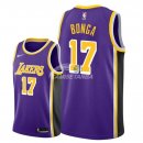 Camisetas NBA de Isaac Bonga Los Angeles Lakers Púrpura Statement 18/19