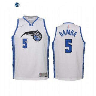 Camisetas de NBA Ninos Edición ganada Orlando Magic Mohamed Bamba Blanco 2021