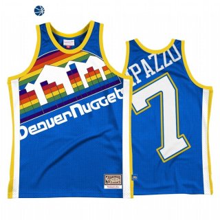 Camisetas NBA Denver Nuggets Facundo Campazzo Big Face 2 Azul Hardwood Classics