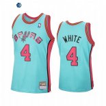 Camisetas NBA San Antonio Spurs Derrick White Reload Azul Hardwood Classics 2020