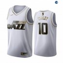 Camisetas NBA de Mike Conley Utah Jazz Blanco Oro 19/20