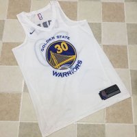 Camisetas NBA de Stephen Curry Golden State Warriors Todo Blanco 17/18
