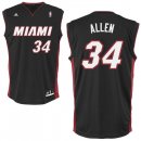 Camisetas NBA de Ray Allen Miami Heats Negro Rojo