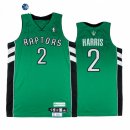 Camisetas NBA Toronto Raptors Jalen Harris Verde Throwback 2021