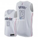 Camisetas NBA de Thomas Bryant Washington Wizards Nike Blanco Ciudad 2018