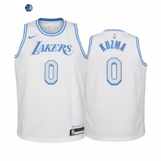 Camiseta NBA Ninos Los Angeles Lakers Kyle Kuzma Blanco Ciudad 2020-21