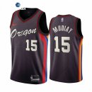 Camisetas NBA de Portland Trail Blazers Emmanuel Mudiay Nike Negro Ciudad 2021-22