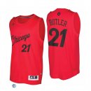 Camisetas NBA Chicago Bulls 2016 Navidad Jimmy Butler Rojo