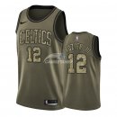 Camisetas NBA Salute To Servicio Boston Celtics Terry Rozier III Nike Camuflaje Verde 2018
