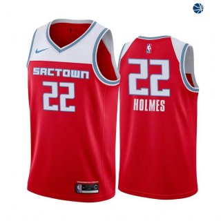 Camisetas NBA de Richaun HolmesNike Sacramento Kings Rojo Ciudad 19/20