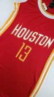 Camisetas NBA Mujer Retro James Harden Houston Rockets Rojo