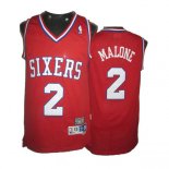 Camisetas NBA de Moses Malone Philadelphia 76ers Rojo