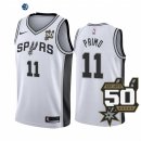 Camisetas NBA Nike San Antonio Spurs NO.11 Joshua Primo 50th Blanco Association 2022-23