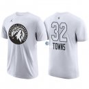 Camisetas NBA de Manga Corta Karl-Anthony Towns All Star 2018 Blanco