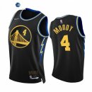 Camisetas NBA de Golden State Warriors Moses Moody 75th Negro Ciudad 2021-22