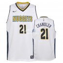 Camiseta NBA Ninos Denver Nuggets Wilson Chandler Blanco Association 2018