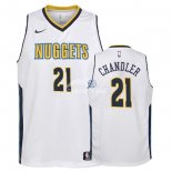 Camiseta NBA Ninos Denver Nuggets Wilson Chandler Blanco Association 2018