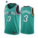 Camisetas NBA Nike San Antonio Spurs NO.3 Keldon Johnson Teal Ciudad 2022-23