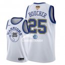 Camisetas NBA Golden State Warriors Chris Boucher 2018 Finals Retro Blanco