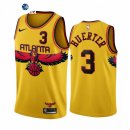 Camisetas NBA Atlanta Hawks Kevin Huerter Oro Ciudad Throwback 2021-22