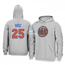 Sudaderas Con Capucha NBA New York Knicks Derrick Rose Gris