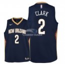 Camisetas de NBA Ninos New Orleans Pelicans Ian Clark Marino Icon 2018