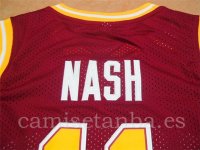 Camisetas NCAA Santa Clara Steve Nash Rojo