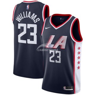 Camisetas de NBA Ninos Los Angeles Clippers Lou Williams Nike Marino Ciudad 18/19