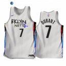 Camisetas NBA Nike Brooklyn Nets NO.7 Kevin Durant Blanco Ciudad 2022-23