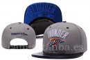 Snapbacks Caps NBA De Oklahoma City Thunder Gris Azul