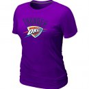 Camisetas NBA Mujeres Oklahoma City Thunder Púrpura