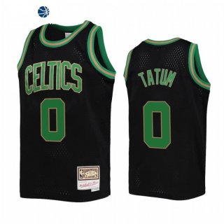 Camisetas NBA Ninos Boston Celtics Jayson Tatum Negro Hardwood Classics 2021