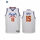 Camisetas de NBA Ninos Edición ganada Denve Nuggets Nikola Jokic Blanco 2021